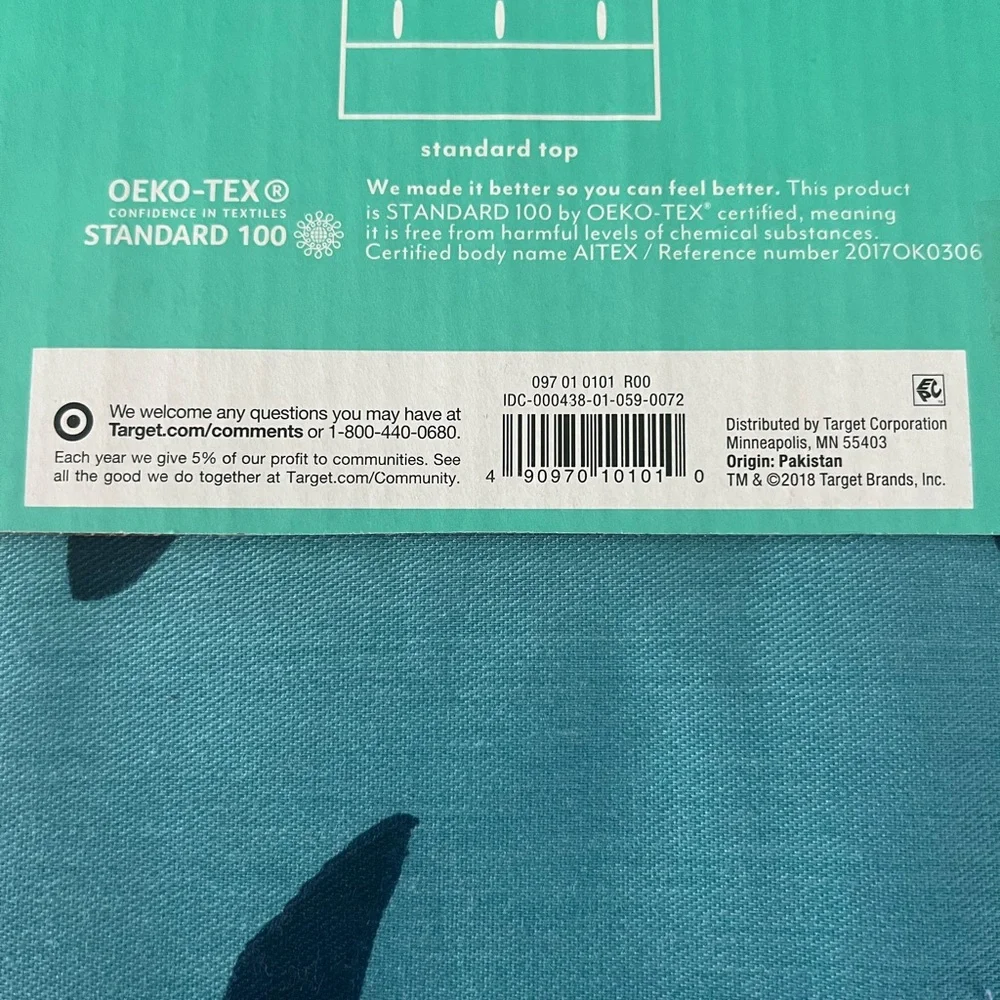 Target Shark Pattern Shower Curtain